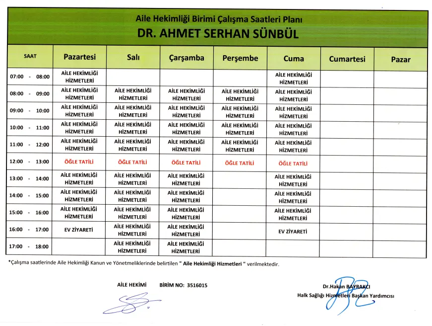 Ahmet Serhan Sünbül Programı