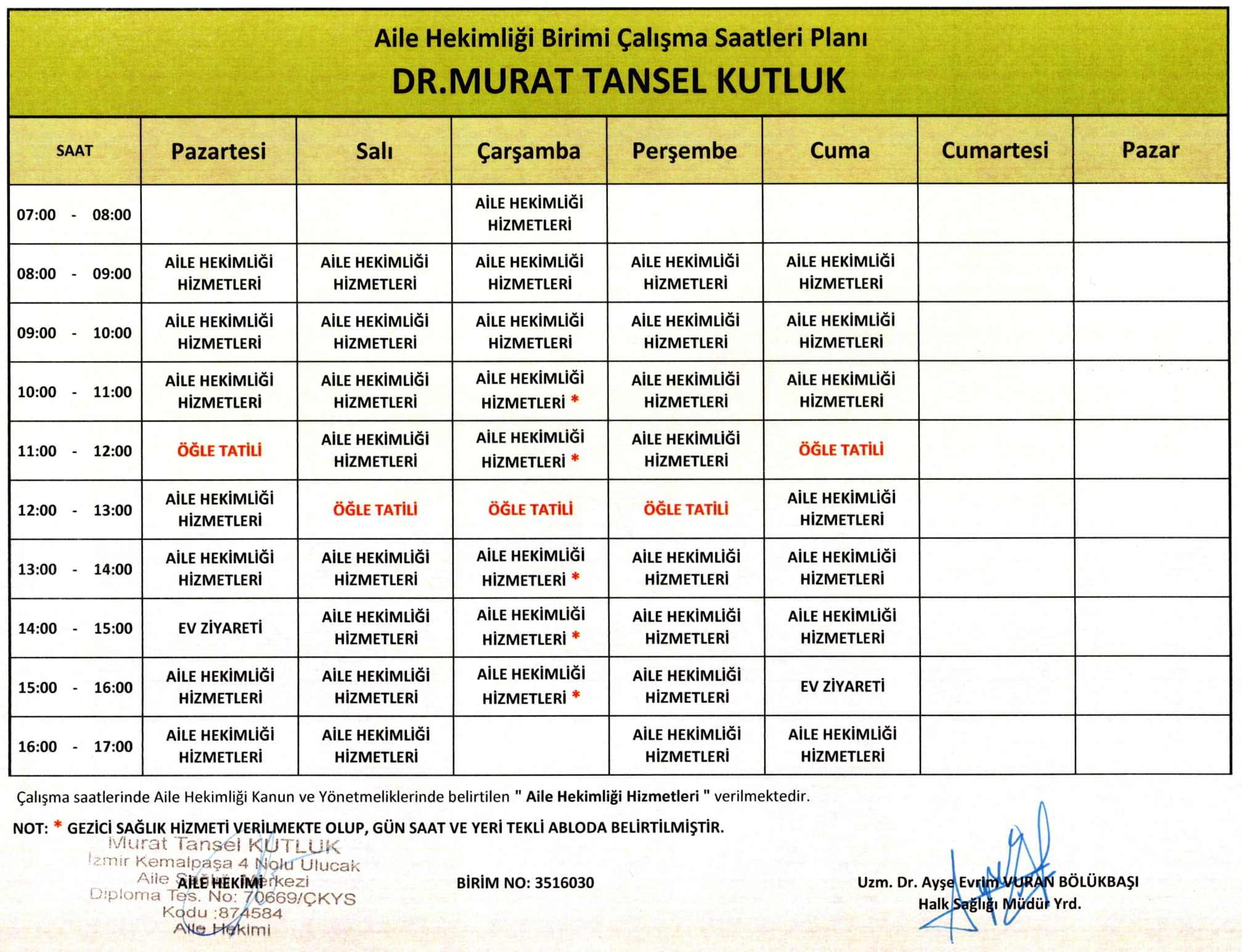 Murat Tansel Kutluk Programı